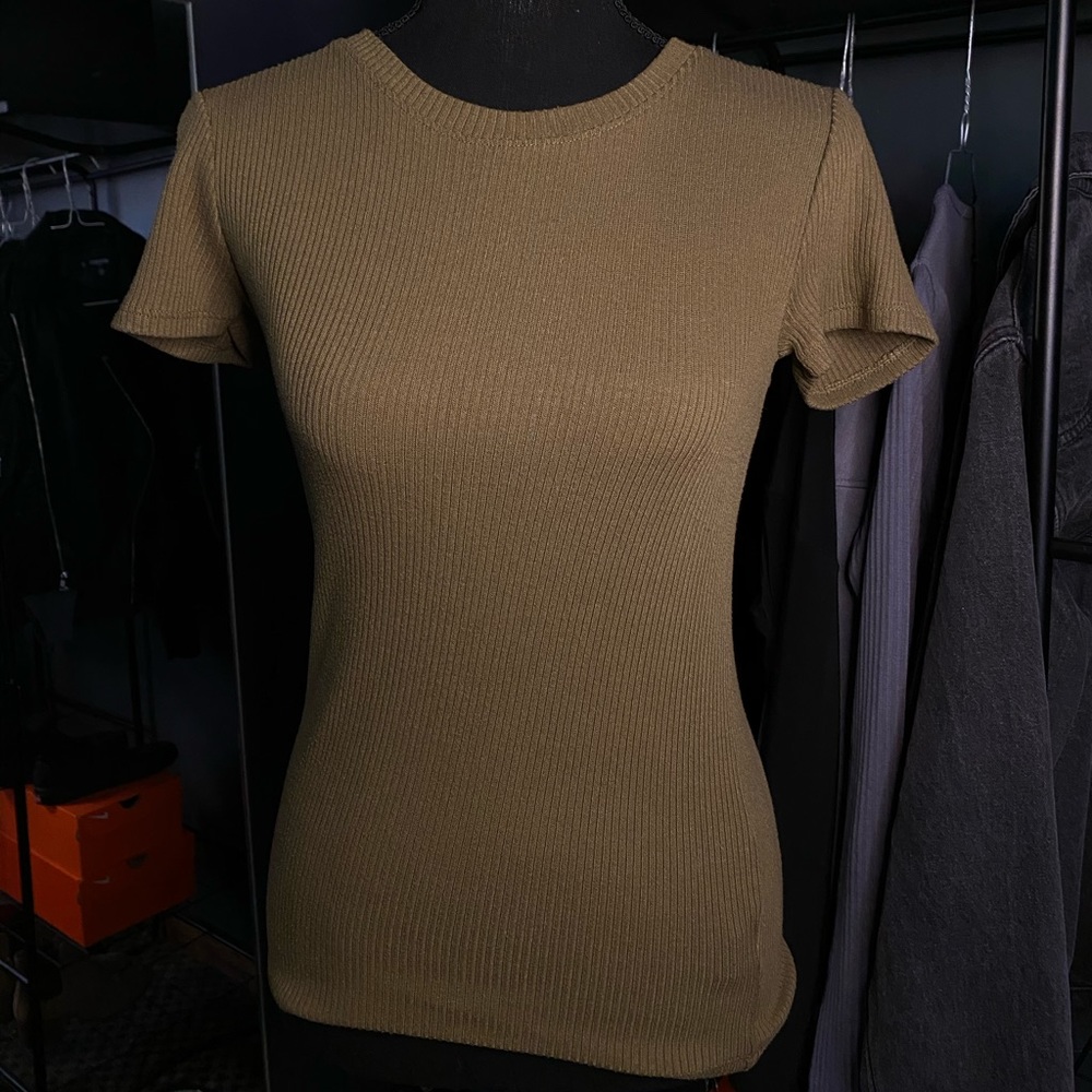Olive green shirt
